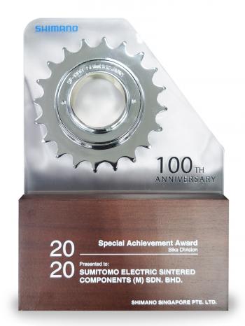 Special Achievement Award by Shimano Singapore